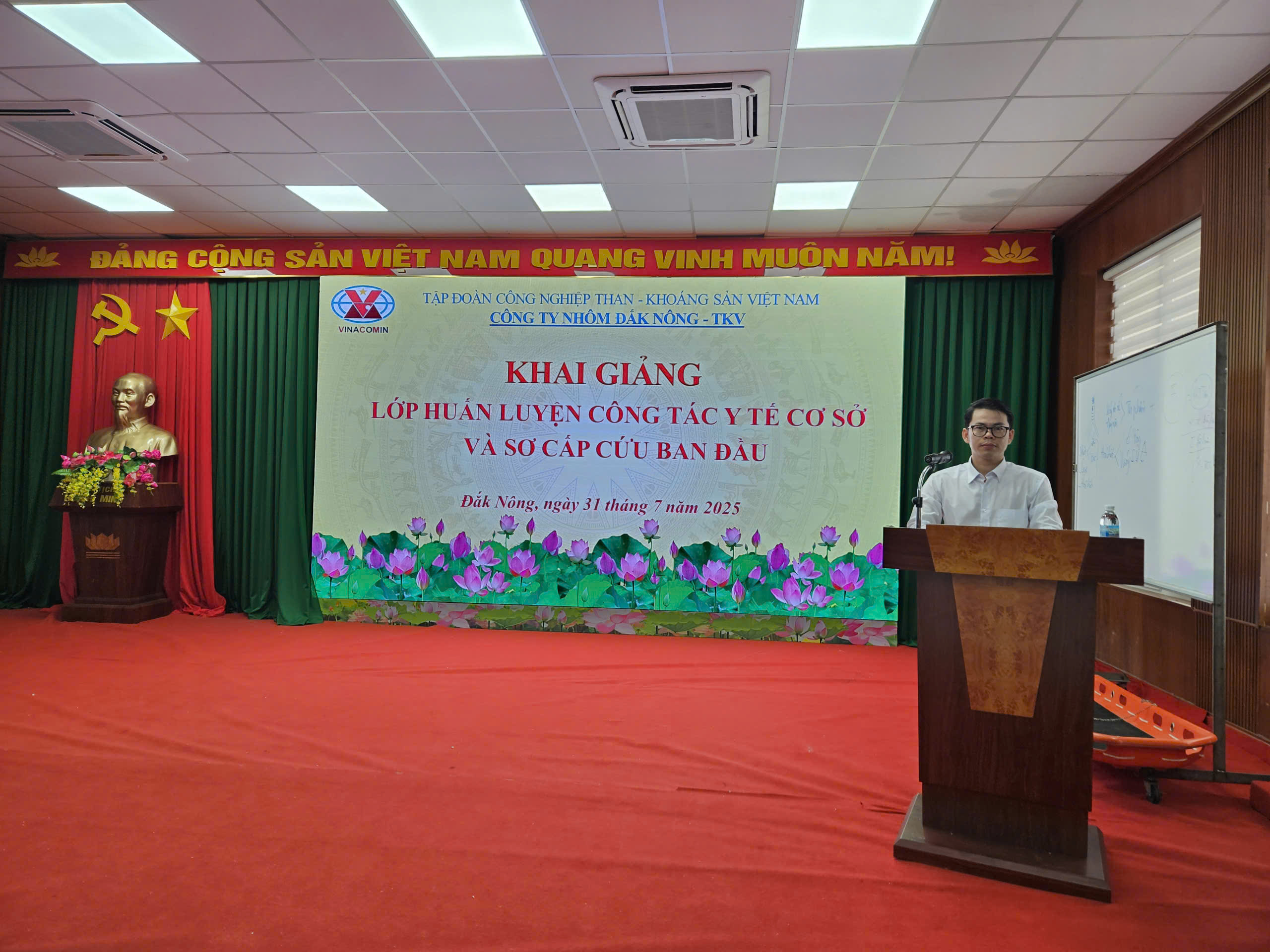 Huấn luyện sơ cứu cấp cứu tại nơi làm việc Công ty Nhôm Đắk Nông – TKV